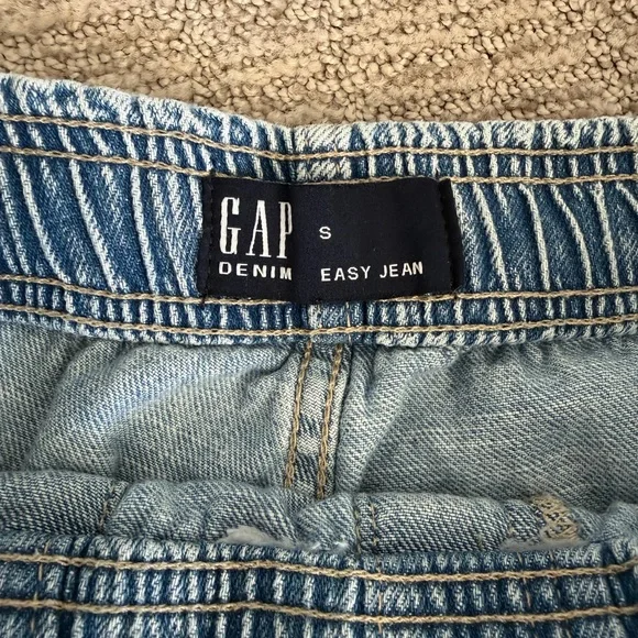 GAP easy jean light blue cargo size small - Picture 4 of 5